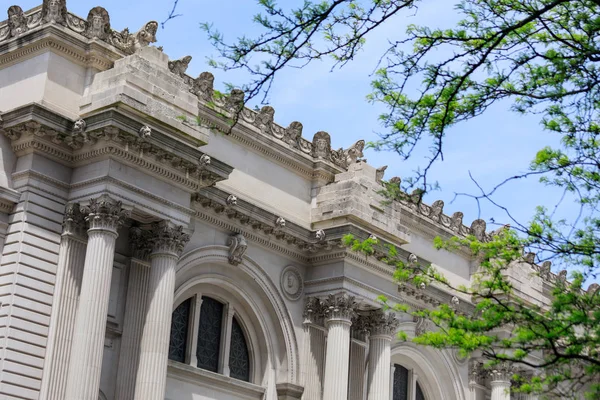 Upward View Architectural Detail Metropolitan Museum Art Nyc — Stock Photo, Image