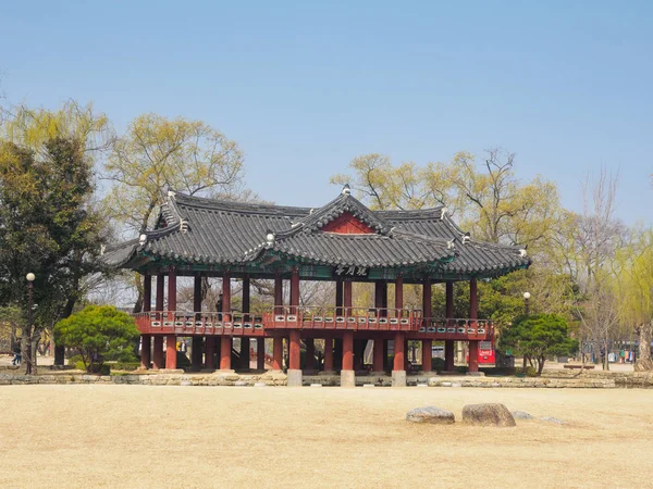 Namwon Coréia Sul Março 2018 Cenário Jardim Gwanghalluwon Primavera — Fotografia de Stock
