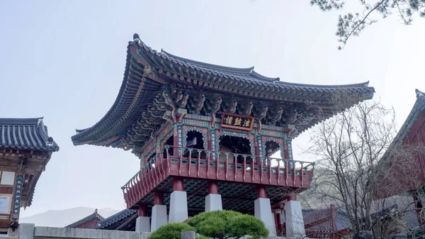 Gurye Jižní Korea Března 2018 Krajina Hwaeomsa Chrámu Který Starověké — Stock fotografie