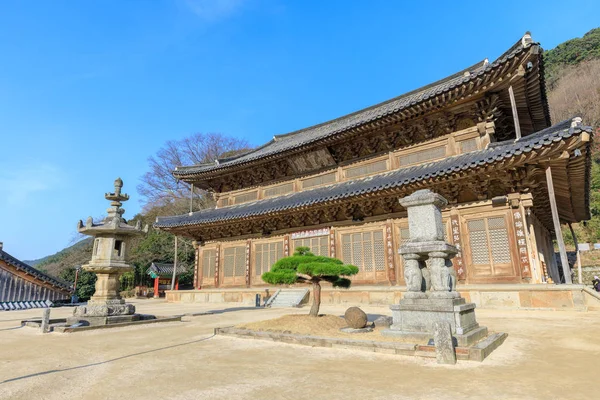 Gurye Sydkorea Mars 2018 Landskap Hwaeomsa Tempel Som Gamla Koreanska — Stockfoto