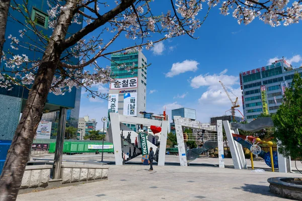 Инчхон Южная Корея Апреля 2018 Года Здание Станции Метро Bupyeong — стоковое фото