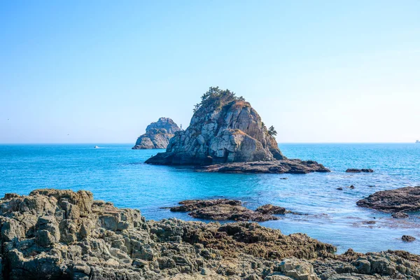 Oryukdo gökyüzü yürüyüş Busan City, Güney Kore