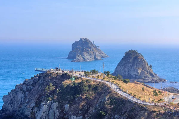 Oryukdo gökyüzü yürüyüş Busan City, Güney Kore