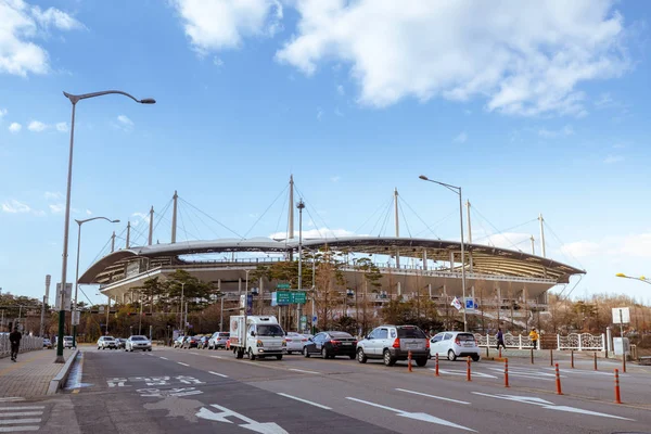 Seoul Korea Południowa Marca 2018 Seul World Cup Stadium Znajduje — Zdjęcie stockowe