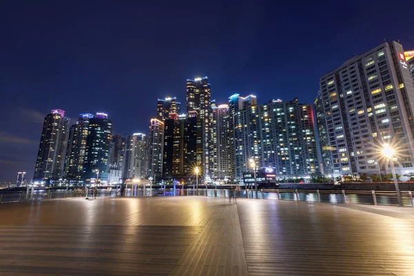 Busan Südkorea März 2018 Hochhäuser Der Marinestadt Haeundae Waterfront District — Stockfoto