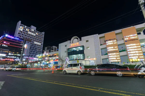 Changwon Coreia Sul Março 2018 Construção Mercado Tradicional Sangnam Changwon — Fotografia de Stock