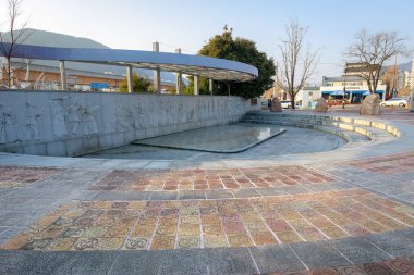 Gimhae Gaya antik kültür sokakta toplayan Gimhae, Güney Kore - 10 Mart 2018: