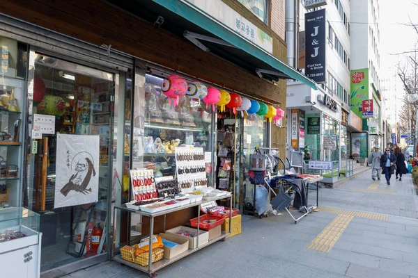 Seúl Corea Del Sur Marzo 2018 Tienda Buddhist Frente Templo —  Fotos de Stock