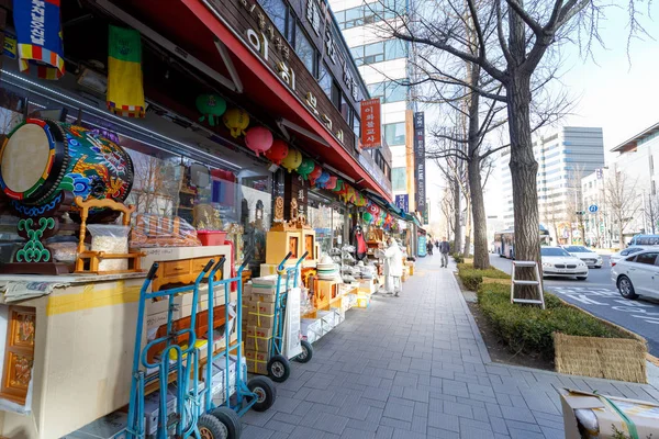 Seoul City Jogyesa Tapınağı Önünde Budist Dükkanı Seoul Güney Kore — Stok fotoğraf