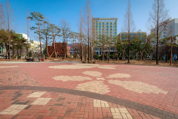 Gimhae Νότια Κορέα Μαρτίου 2018 Τοπίο Του Πάρκου Πεταλούδα Gimhae — Φωτογραφία Αρχείου