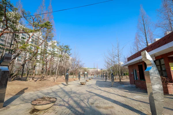 Gimhae Kelebek Parkı toplayan Gimhae, Güney Kore - 10 Mart 2018: