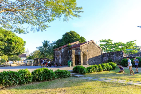 Manila Filipinler Şubat 2018 Spanyol Sömürge Intramuros Bölge Manila Filipinler — Stok fotoğraf