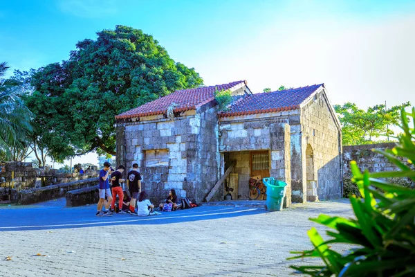 Маніла Філіппіни Лютого 2018 Іспанської Колоніальної Intramuros Району Манілі Філіппіни — стокове фото