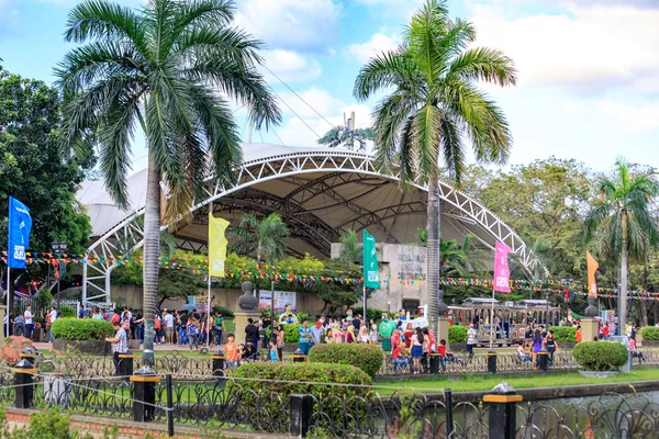 Manille Philippines Février 2018 Rizal Park Open Air Auditorium Lagoon — Photo