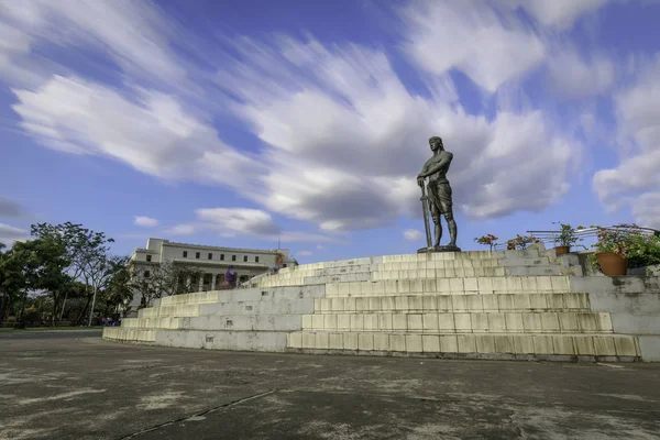 Manila Filipinas Feb 2018 Estatua Del Centinela Libertad Lapu Lapu — Foto de Stock