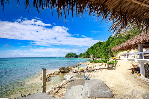 Boracay Filipíny Listopad 2017 Krásné Moře Pohled Západu Cove Resort — Stock fotografie
