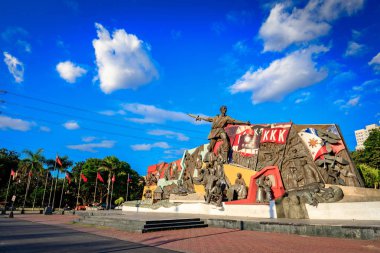 Manila, Filipinler - 4 Şubat 2018: Manila, Filipinler Katipunan (Kkk) Anıtı. Katipunan Manila Filipinler bir devrimci toplumda 1892 yılında yapıldı..