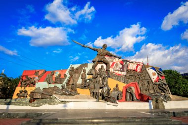 Manila, Filipinler - 4 Şubat 2018: Manila, Filipinler Katipunan (Kkk) Anıtı. Katipunan Manila Filipinler bir devrimci toplumda 1892 yılında yapıldı..