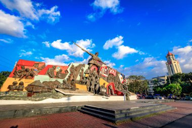 Manila, Filipinler - 4 Şubat 2018: Manila, Filipinler Katipunan (Kkk) Anıtı. Katipunan Manila Filipinler bir devrimci toplumda 1892 yılında yapıldı..