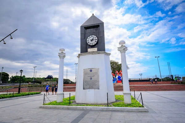 Manila Filippine Feb 2018 Centennial Clock Structure Manila Philippines Orologio — Foto Stock