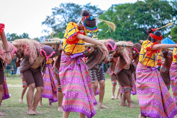 Manila Philippines Feb 2018 Student Dancer Wearing Philippines Traditional Costume — Stock Photo, Image