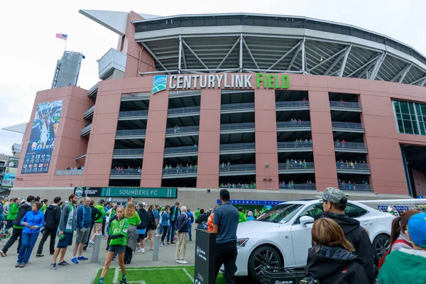 Seattle Washington Czerwca 2018 Usługi Centurylink Pola Seahawks Stadion Seattle — Zdjęcie stockowe