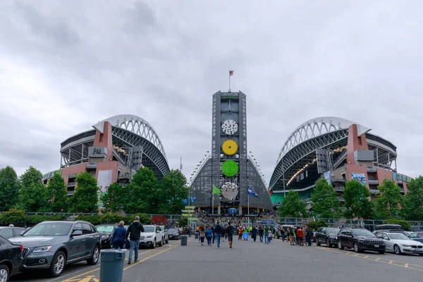 Seattle Washington Czerwca 2018 Usługi Centurylink Pola Seahawks Stadion Seattle — Zdjęcie stockowe