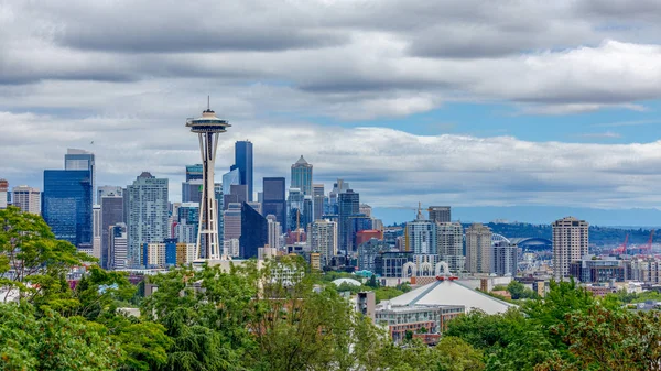 Seattle Skyline Panorama Vom Kerry Park — Stockfoto