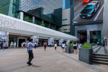 Seoul, Güney Kore - 3 Temmuz 2018: Coex Kongre ve Sergi Merkezi sahne bölgesinde Gangnam, Seoul city