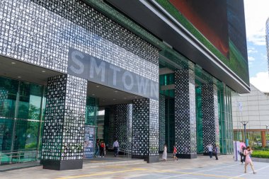 Seoul, Güney Kore - 3 Temmuz 2018: Sm şehir Coex Artium bölgesinde Gangnam, Seoul city