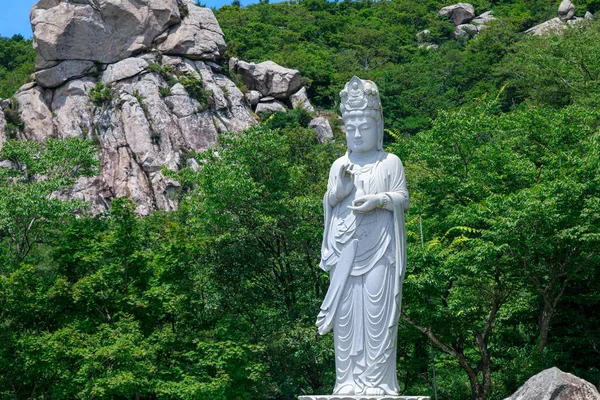 Boriam Boeddhistische Tempel Scène Geumsan Berg Namhae County — Stockfoto