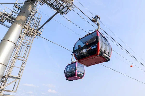 Gimhae Νότια Κορέα Αυγούστου 2018 Τραγούδι Marine Τελεφερίκ Songdo Παραλία — Φωτογραφία Αρχείου