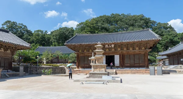 Yangsan Coreia Sul Agosto 2018 Templo Tongdosa Cidade Yangsan — Fotografia de Stock