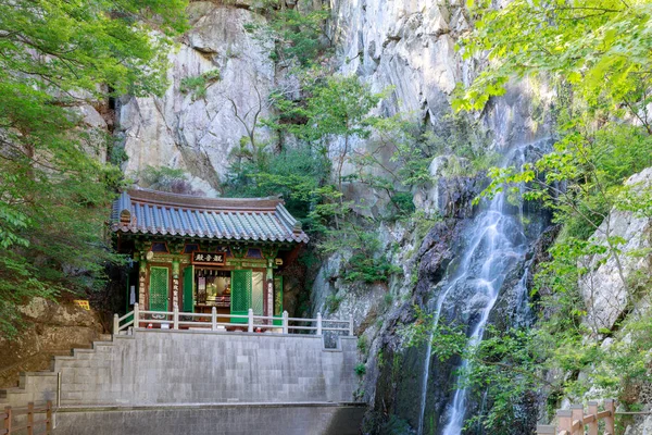 Yangsan Corea Del Sur Agosto 2018 Escena Del Templo Honglyongsa — Foto de Stock