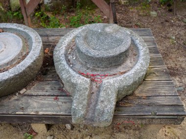 Taşlama aracı kesme eski tahıl - Kore geleneksel donanımları için