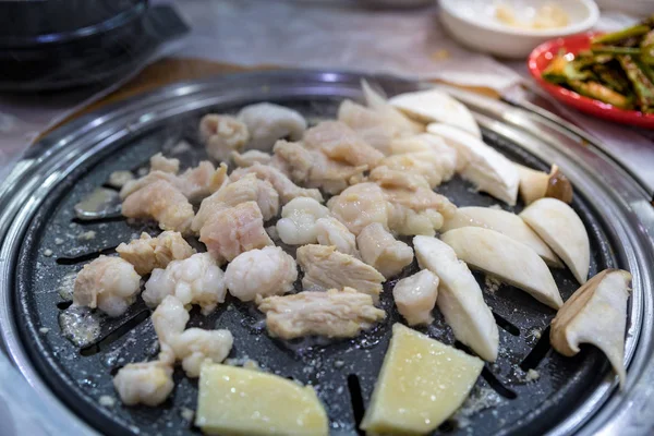 Gopchang Intestines Cow Grilled Korean Food — Stock Photo, Image