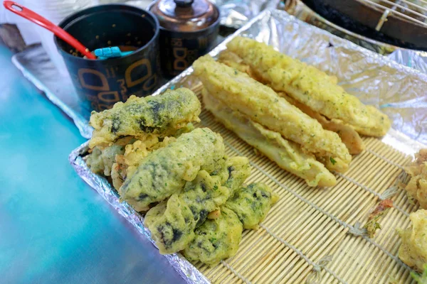 Корейская Еда Жареные Овощи Tempura — стоковое фото