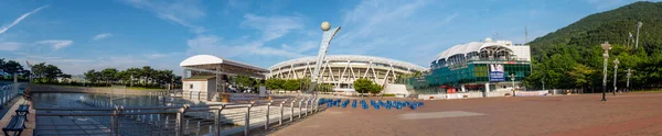 Daegu Korea Południowa Sierpień 2018 Daegu Stadium Dawniej Nazwie Daegu — Zdjęcie stockowe