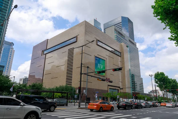 Seoul Korea Południowa Lipca 2018 Shinsegae Department Store Samseong Stacji — Zdjęcie stockowe