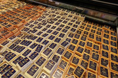 Tillamook, Oregon - Eylül 3, 2018: Peynir süt ürünleri'ndeki Tillamook peynir fabrikası'nda