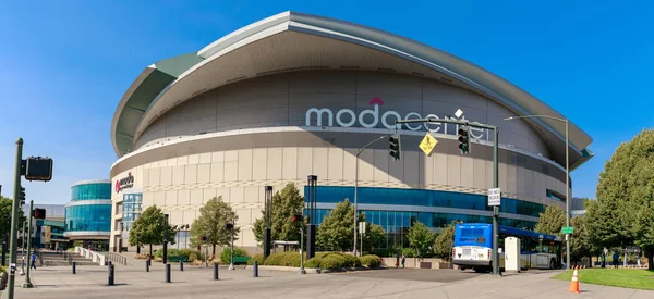 Portland Oregon Sierpień 2018 Moda Center Arena Sportowa Mieście Portland — Zdjęcie stockowe