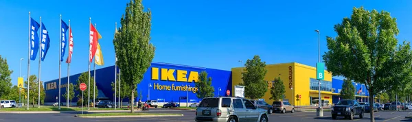 Portland Oregon Agustus 2018 Ikea Home Furnishings Store Terletak Cascades — Stok Foto