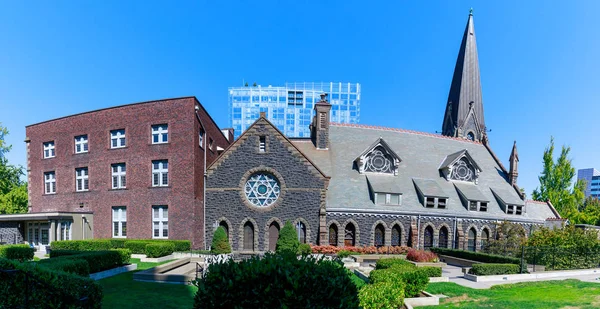 Portland Oregon Septiembre 2018 Primera Iglesia Presbiteriana Centro Portland — Foto de Stock