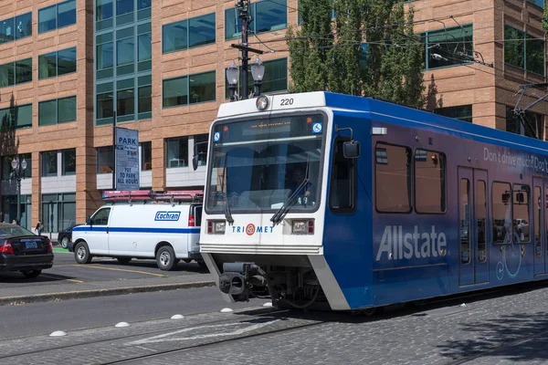 Portland Oregon Eylül 2018 Bir Şehirde Skidmore Çeşme Ilçesi Yakınındaki — Stok fotoğraf