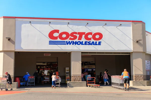 Portland Oregon Setembro 2018 Costco Wholesale Storefront Costco Wholesale Corporation — Fotografia de Stock