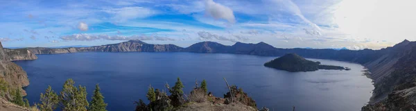 Vista Panorâmica Parque Nacional Crater Lake Oregon Eua — Fotografia de Stock