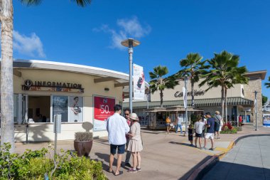 Wahiawa, Hawaii - Dec 25, 2018 : Waikele Premium Outlets in Honolulu County, Hawaii, Tour destination clipart