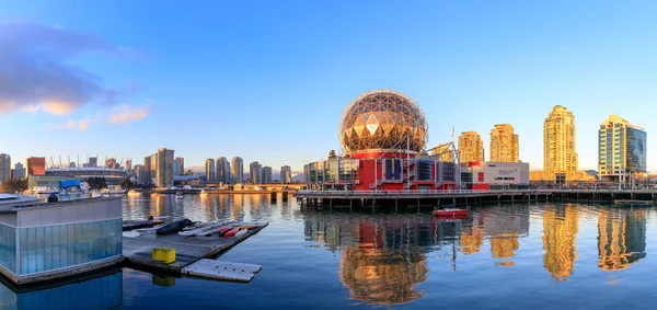 Vancouver Canada December 2018 Weergave Van False Creek Vancouver Skyline — Stockfoto