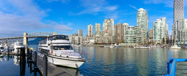 Ванкувер Канада Лютого 2019 Подання Ванкувер Біля Мосту Гранвіль Вздовж — стокове фото