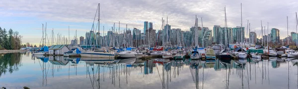 Vancouver Canada Feb 2019 Vancouver Downtown Uitzicht Vanaf Stanley Park — Stockfoto